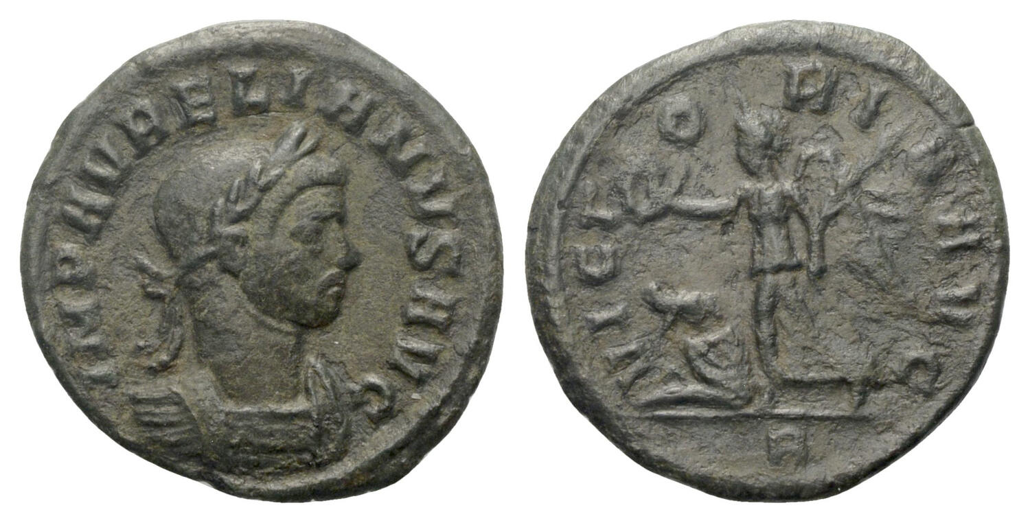 Aurelian AE Denarius Victory Captive Ex Solidus.jpg