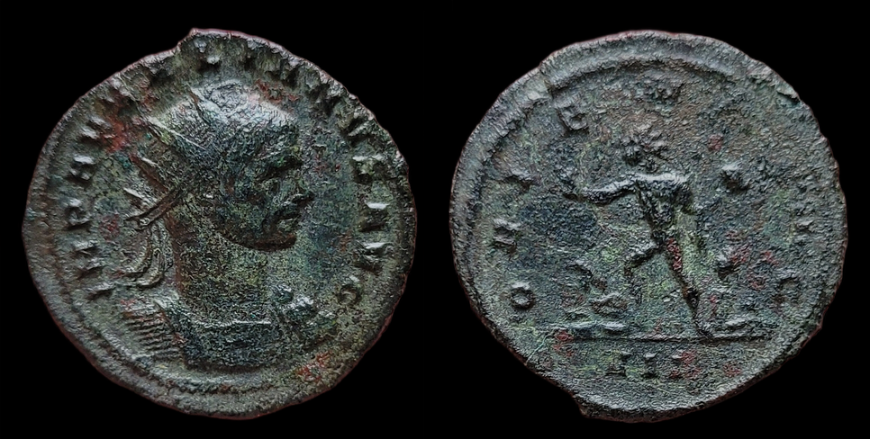 Aurelian, Antoninianus, ORIENS AVG, VII.png