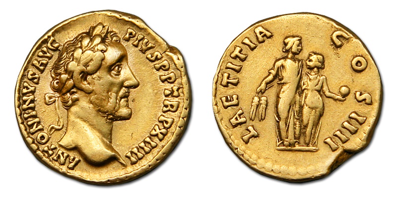 Aureus antoninus pius (ceres & proserpina) Arete photo.jpg