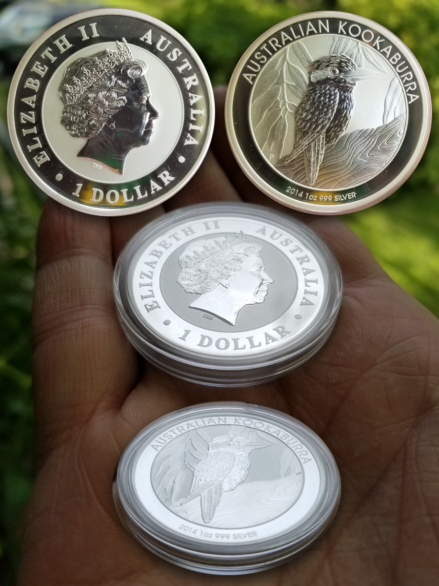 Australia Kookaburra 2014 Silver 1 Dollar 1 Ounce 999.jpg