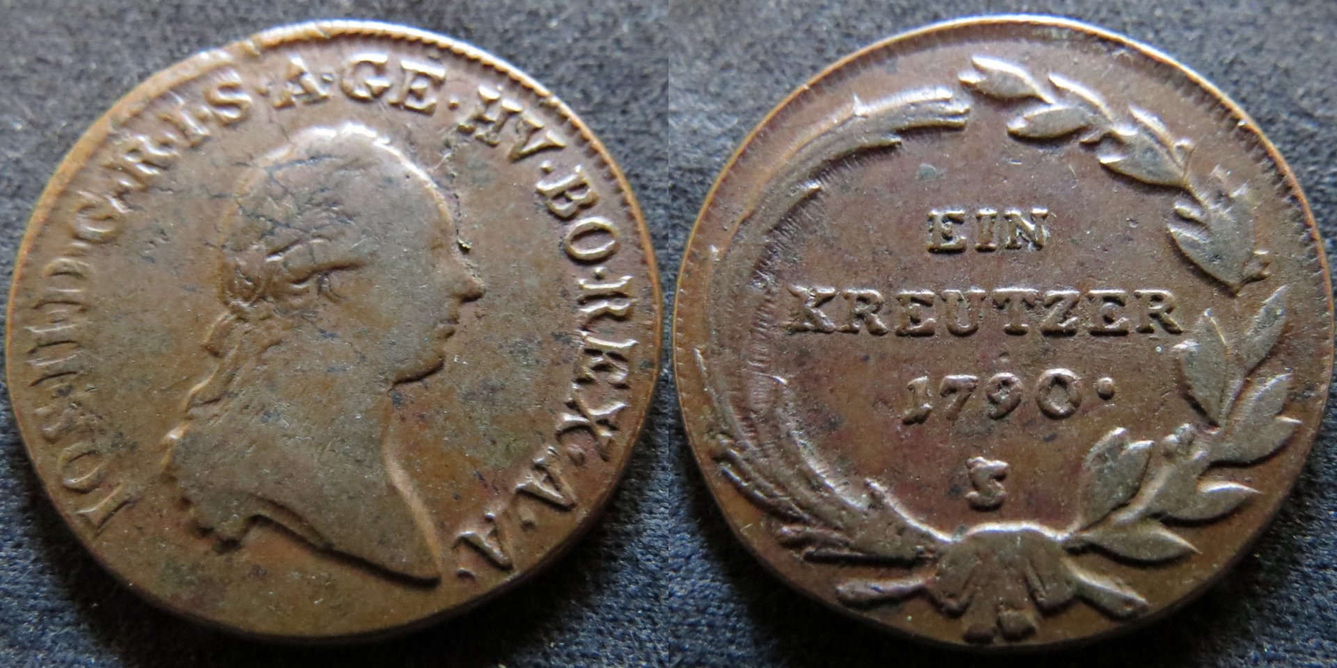Austria 1 Kreutzer 1790 S Joseph II copy.jpg