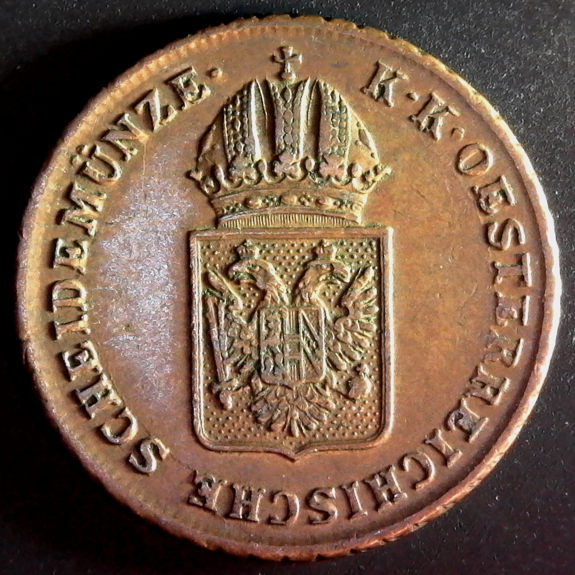 Austria 1 Kreuzer 1816A obverse.jpg