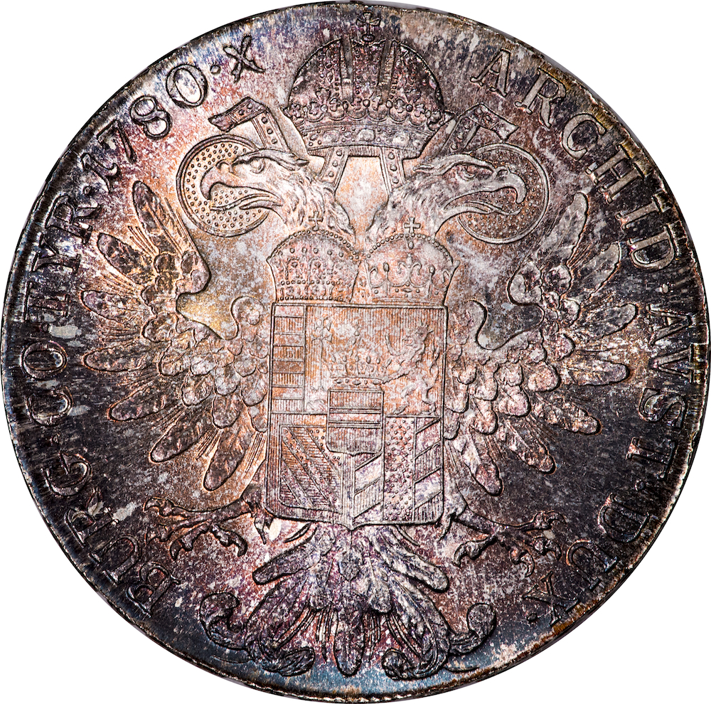 Austria - 1780 Maria Theresa Thaler - Reverse.jpg