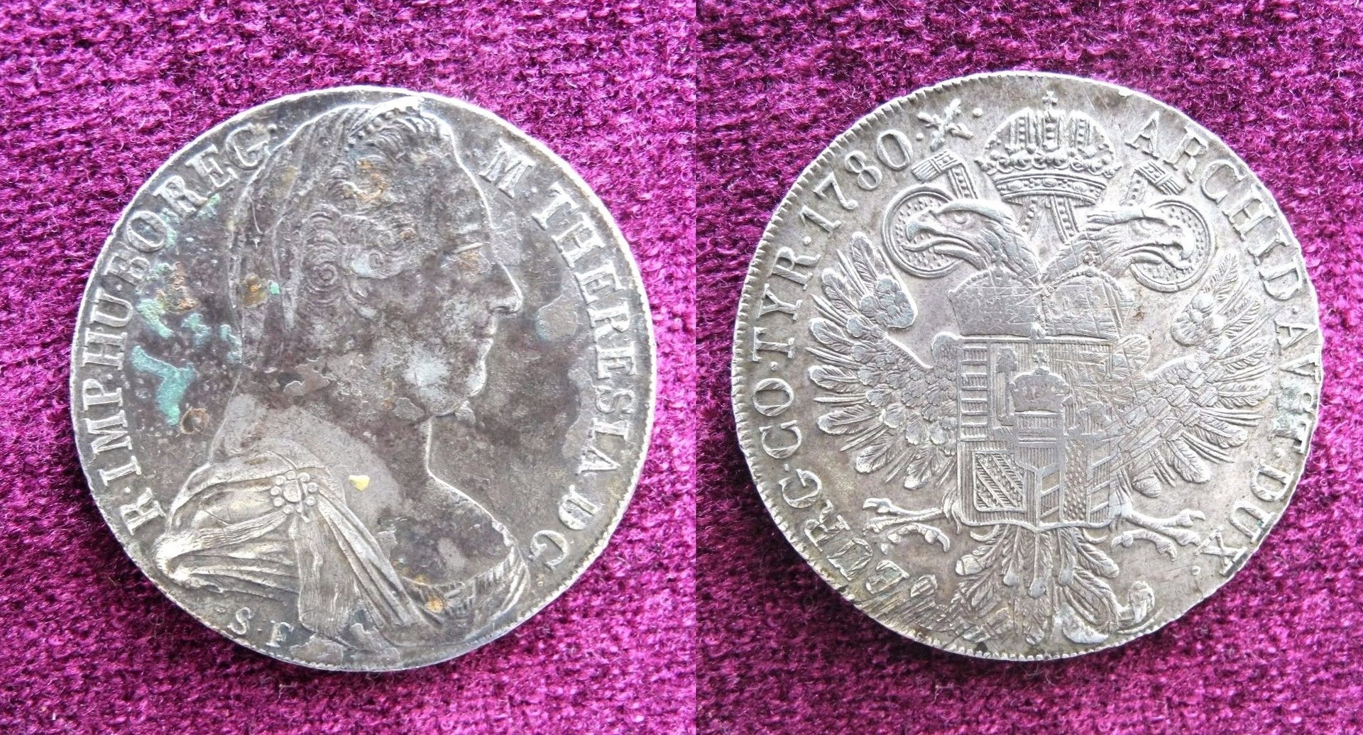 Austria - 1780 MT Thaler Milan Mint 19th C. $30 Mar 2017aa.jpg