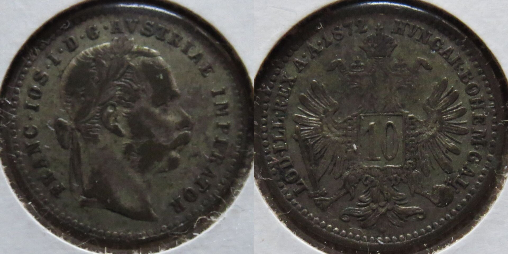Austria 1872 10 Kreuzer Franz Joseph I.jpg