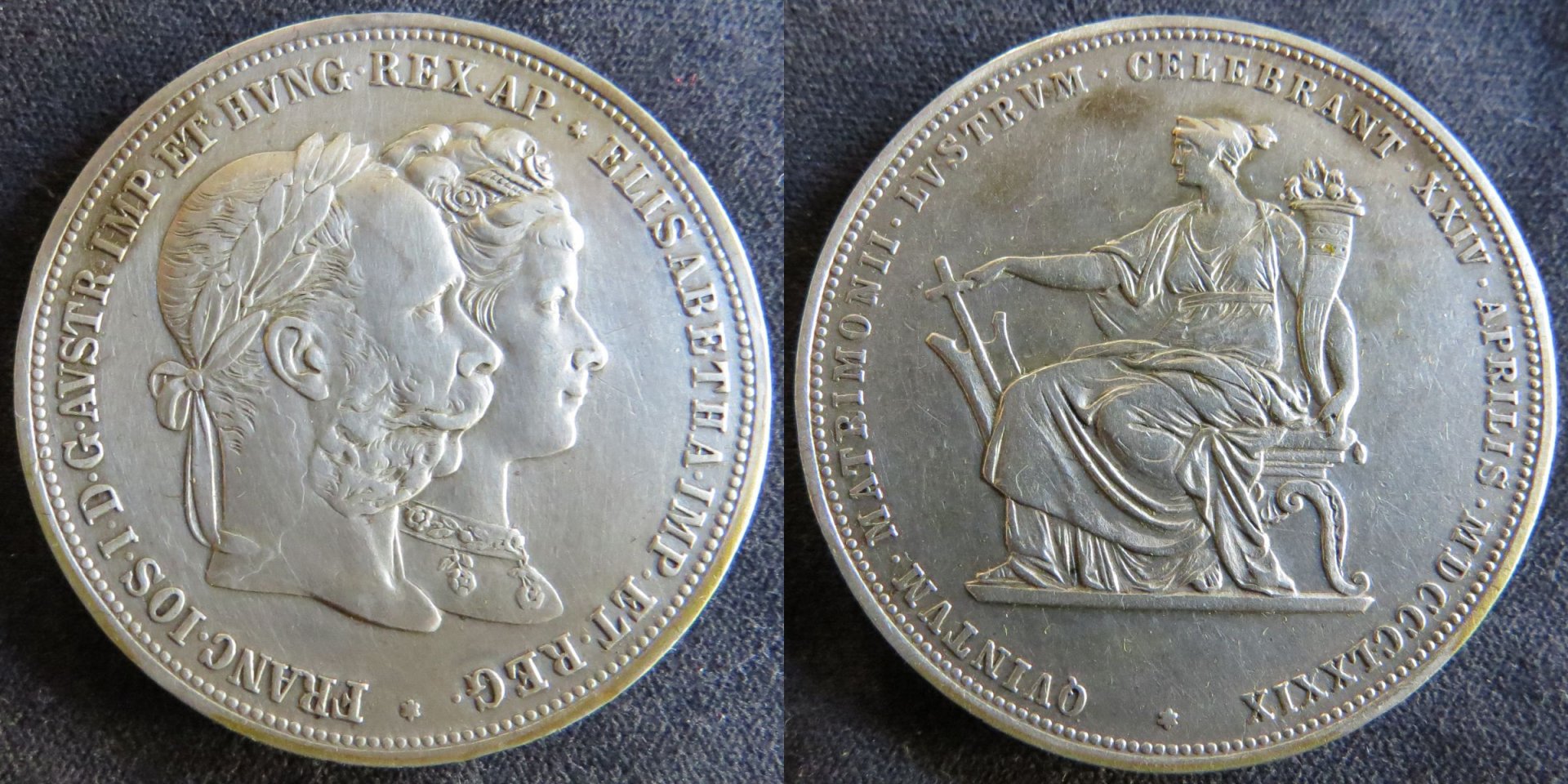 Austria 1879 2 Gulden Silver Wedding Jubilee.jpg