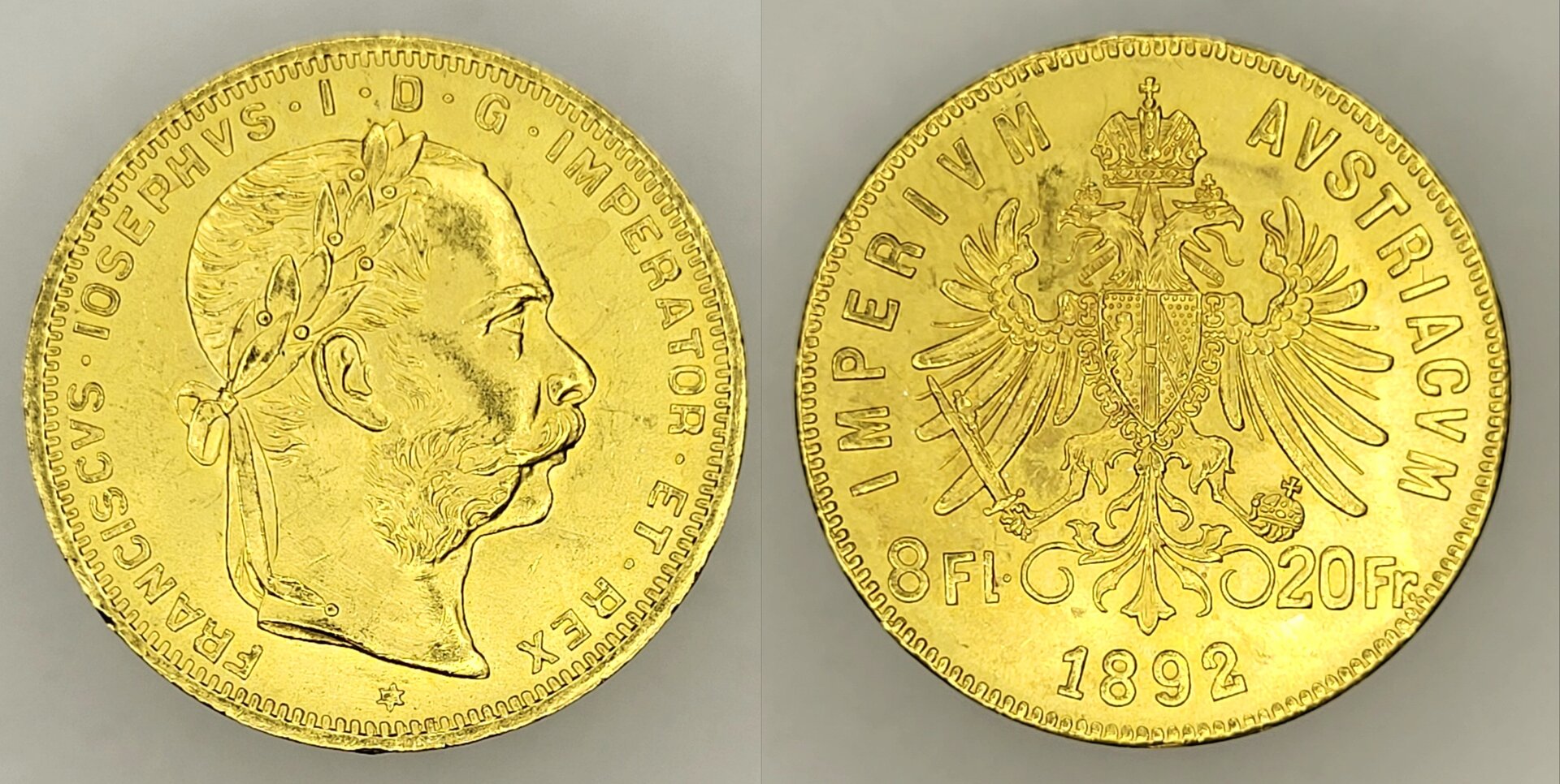 Austria 20 Francs - 8 Florins.jpg
