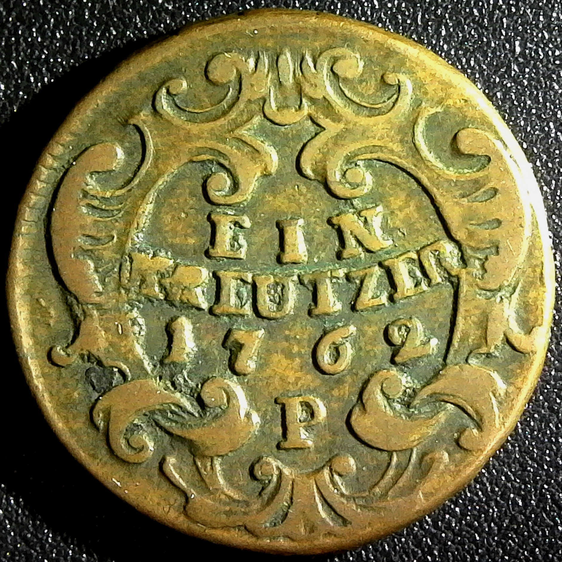 Austria - Ein Kreutzer 1762P rev.jpg