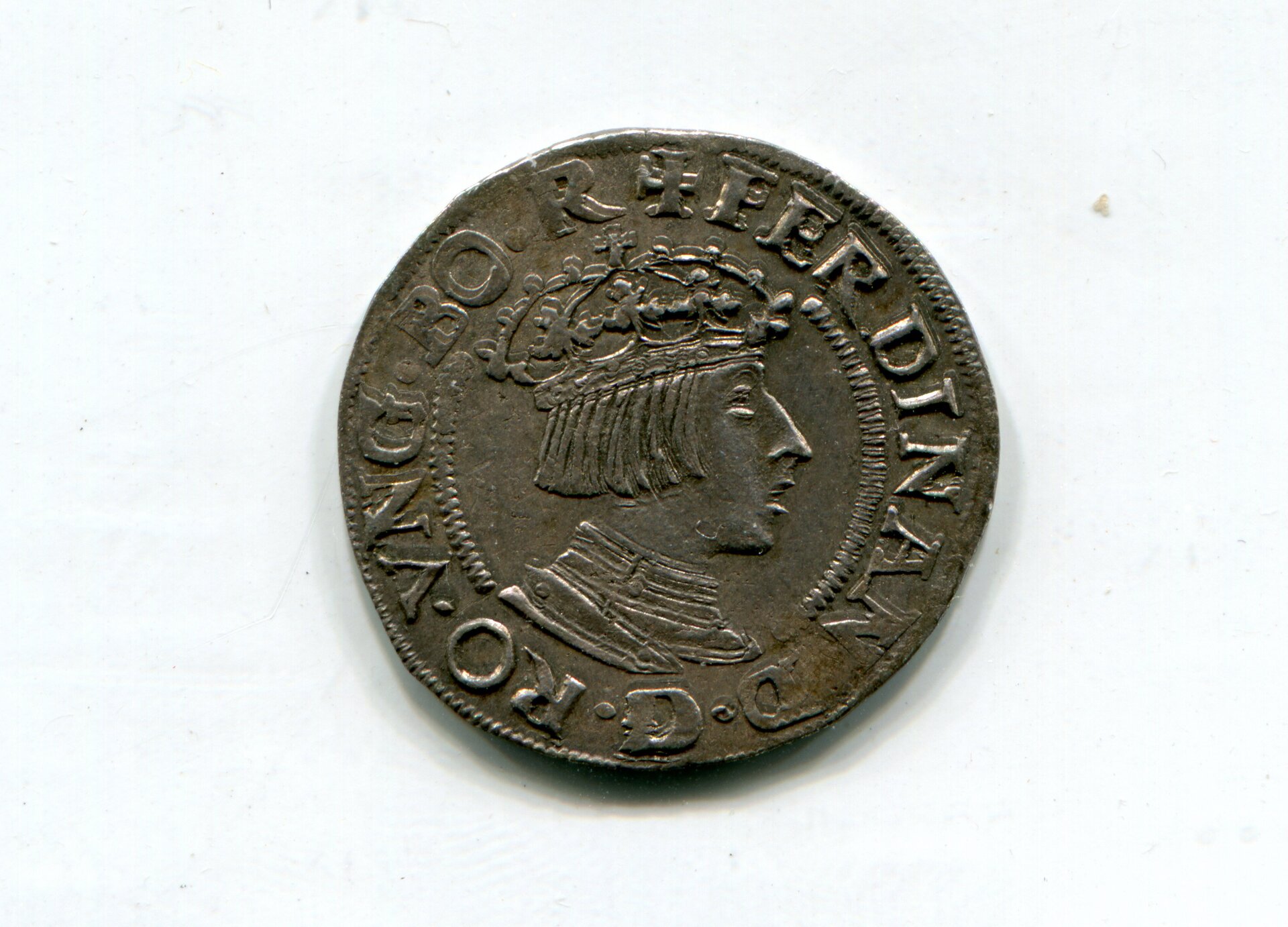 Austria-Hungary Ferd I Groschen 1554 Vienna obv504.jpg