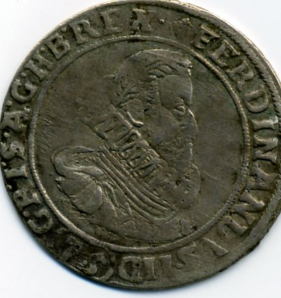 Austria Hungary Ferd II 75 Kr Brunn 1622 obv008.jpg