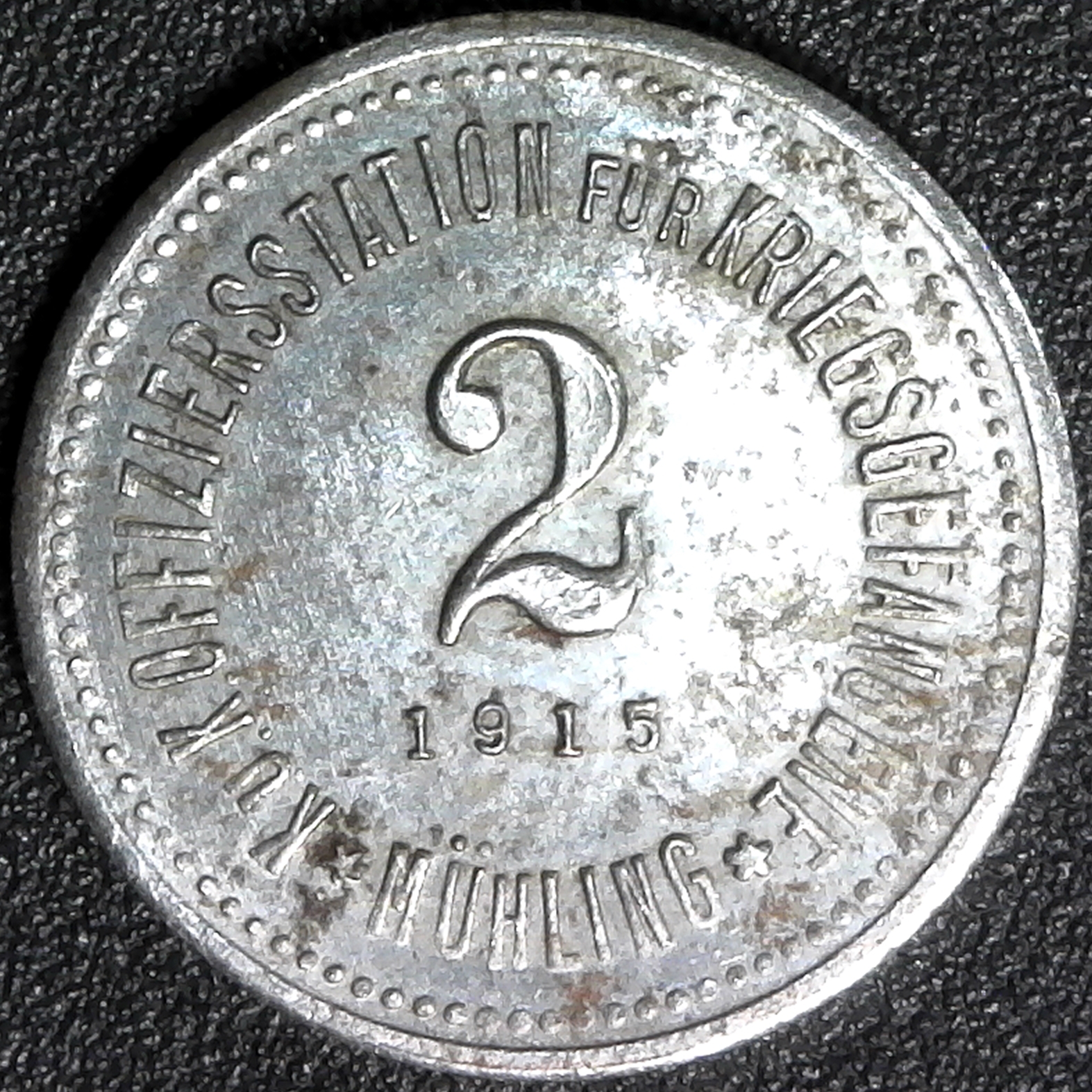 Austria Muhling 2 Heller P.O.W Camp  1915 rev B.jpg