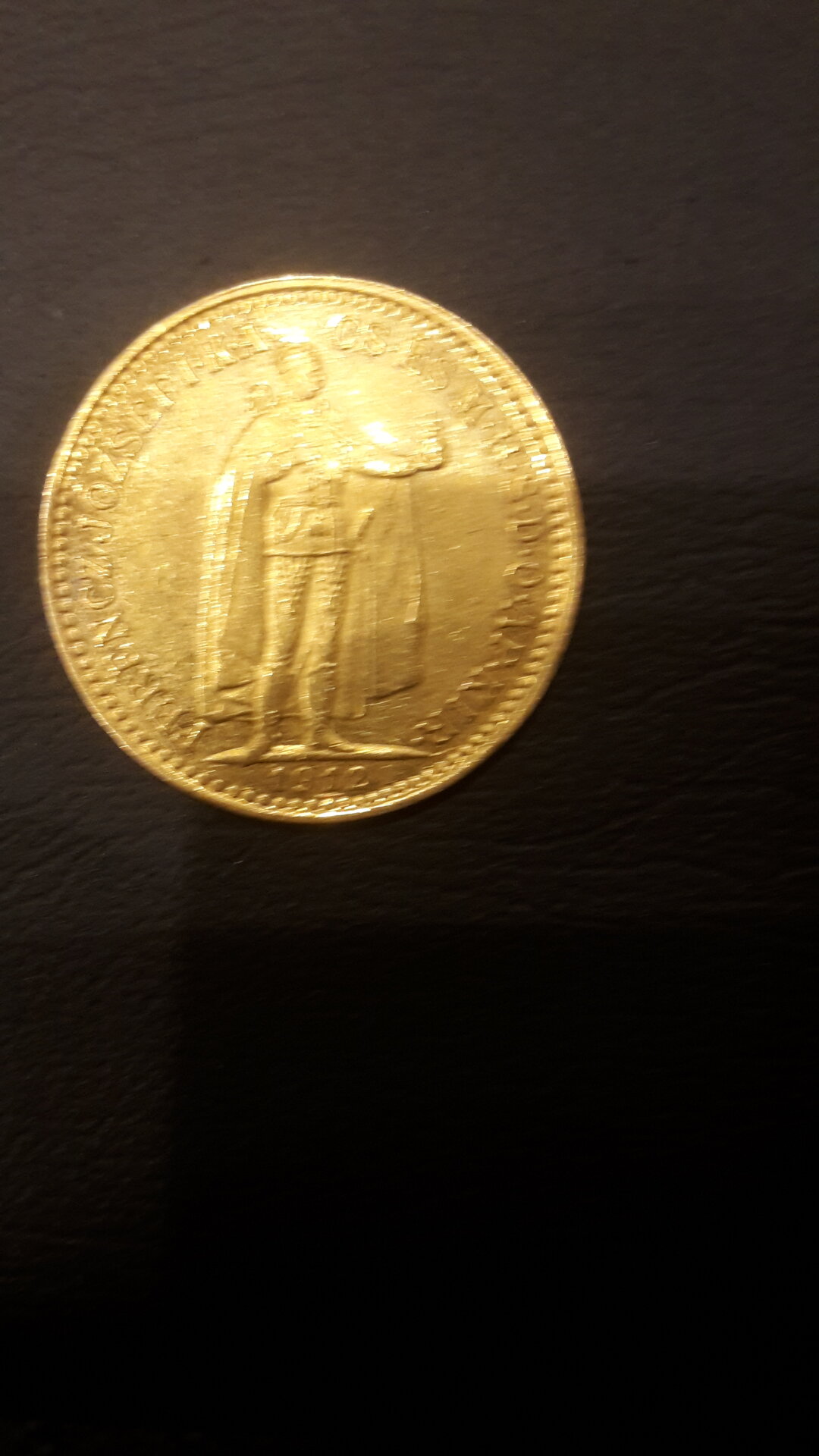 Austro-Hungarian Gold 10 Crown of Franz Joseph I (minted in Kremnica in 1912) - Obverse.jpg