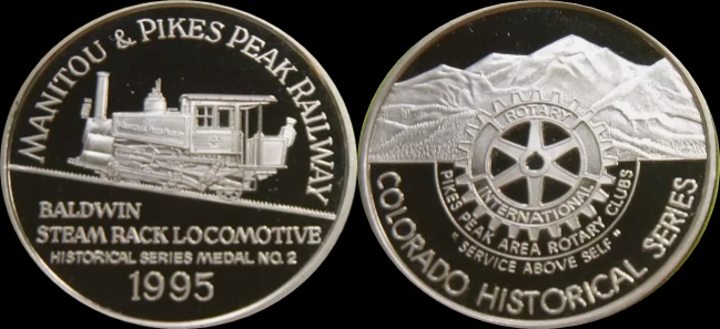 BALDWIN LOCOMOTIVE MANITOU & PIKES PEAK RAILWAY COLORADO 999 SILVER s1-horz.jpg