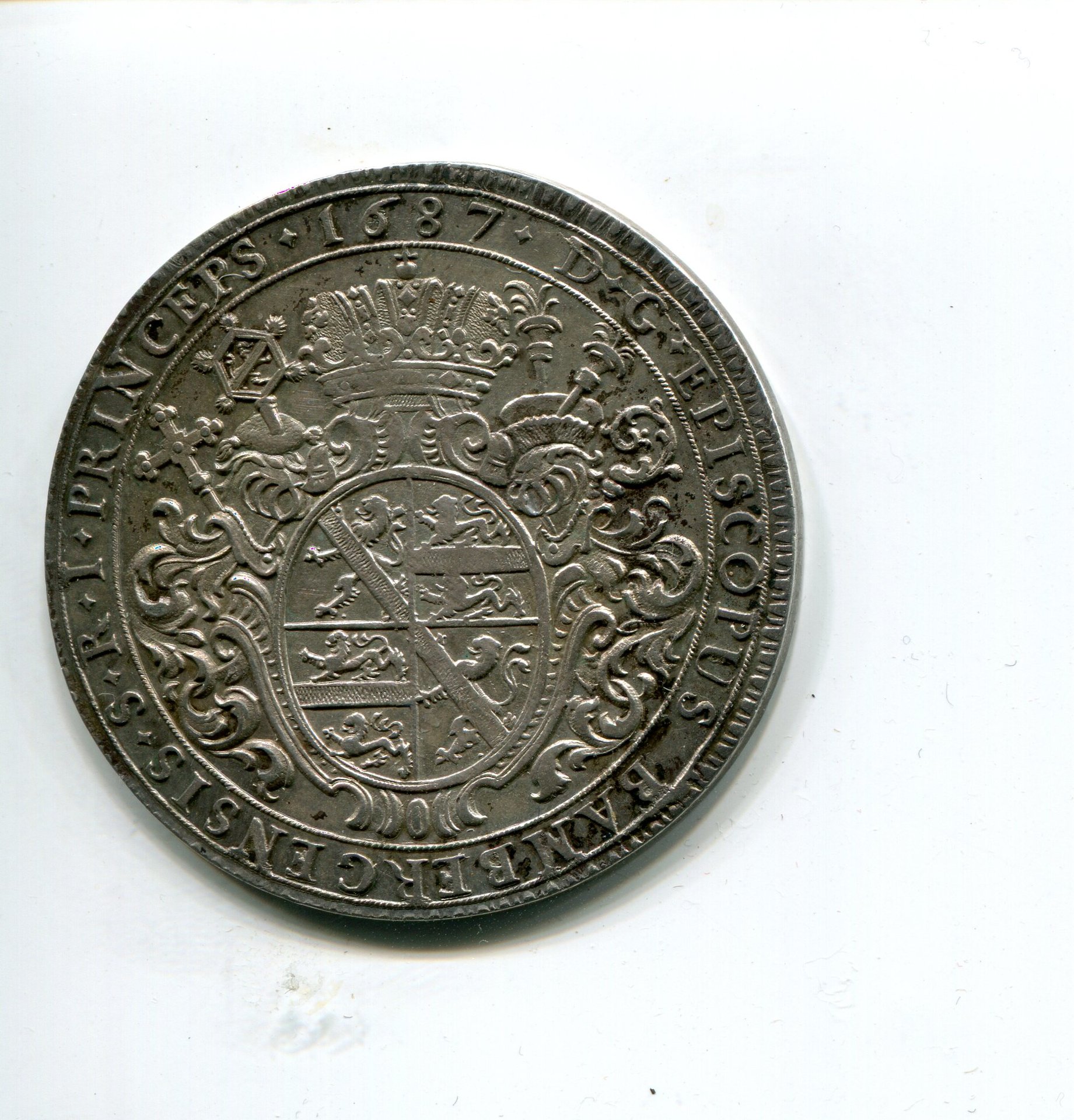 Bamberg Bish Marquard Seb Schenk  Zinna Taler 1687 rev 854.jpg