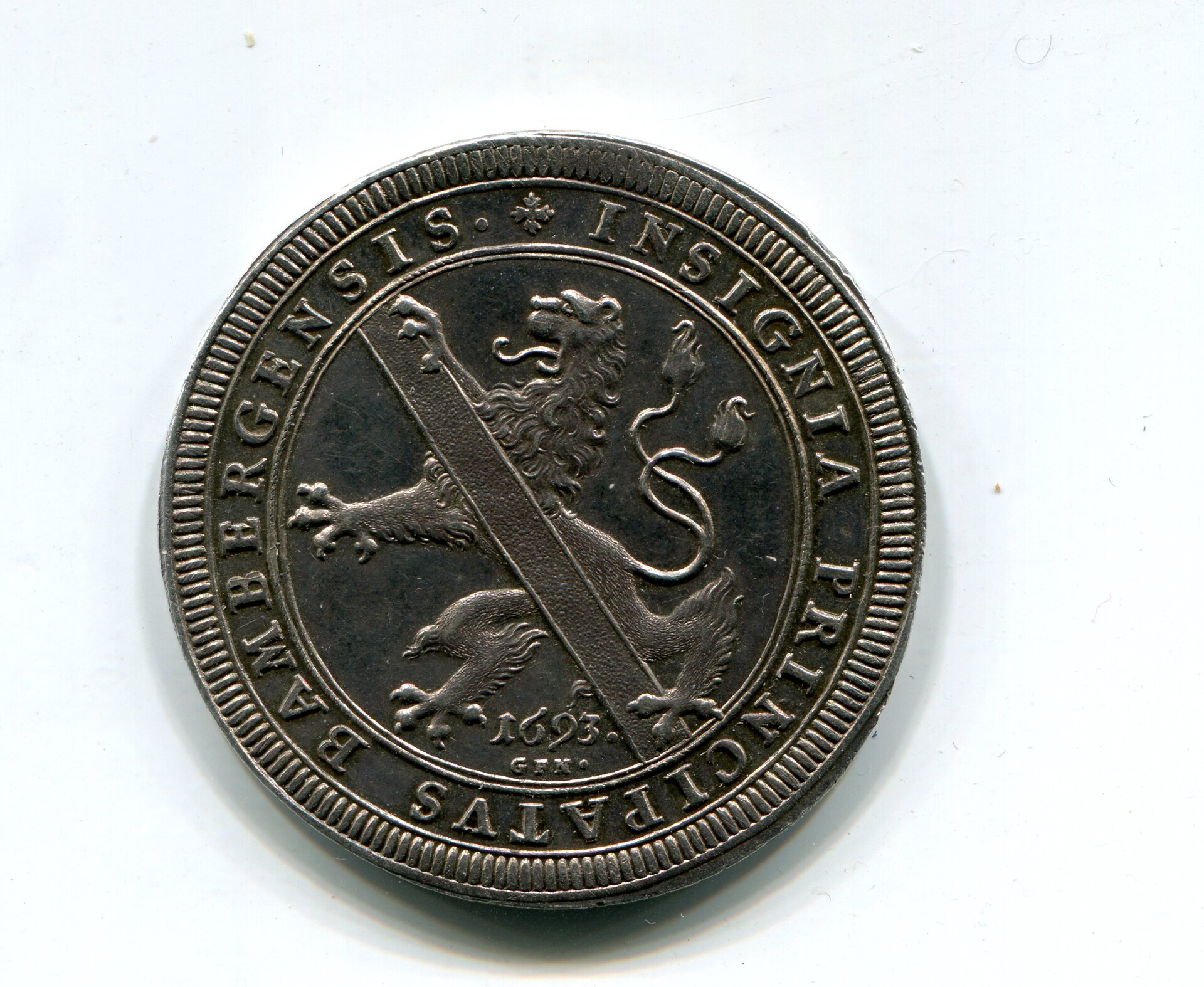 Bamberg Bish Sede Vacante Taler 1693 LD rev 891.jpg