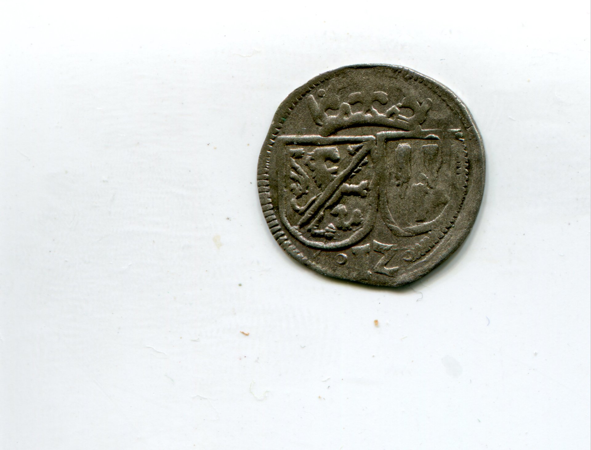 Bamberg Bishop Georg III Schenk v Lipburg Uniface Pfennig 1512 619.jpg
