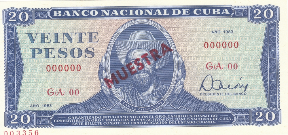 banco nacional de cuba 1983 20 veinte pesos obv.jpg