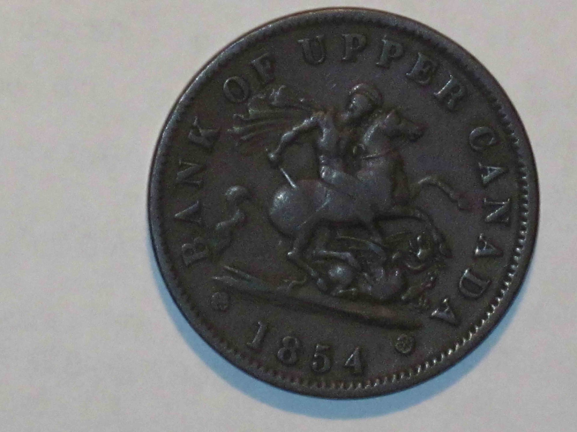 Bank of Canada Penny Token - 1854 Obverse2.JPG
