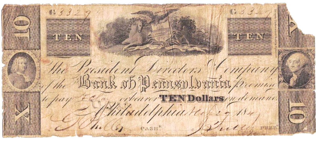 Bank of Pennsylvania 10 dollar note.jpg