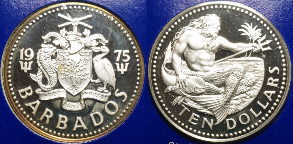 Barbados 10D 1975 silver prf 1-side.JPG
