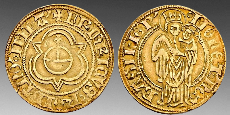 Switzerland (Basel): gold guilder (goldgulden) of Frederick