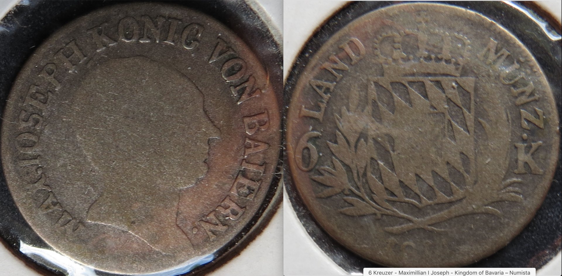 Bavaria 1814 6 Kreuzer Maximillian I Joseph copy.jpeg
