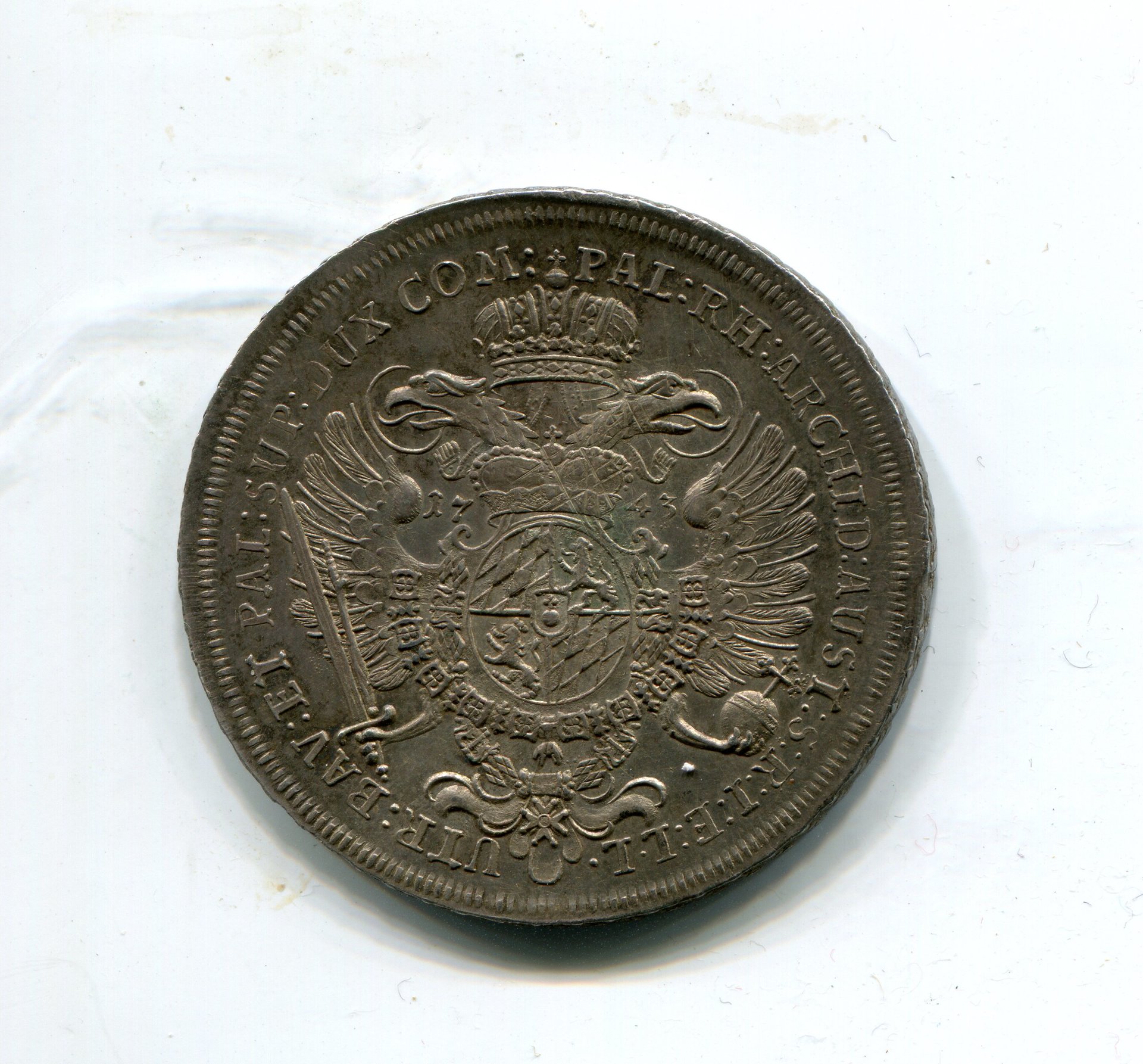 Bavaria Karl Albert as Emp Karl VII LD rev 937.jpg