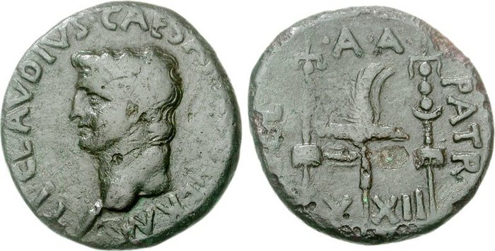 BCD Peloponnesos II 2782 Claudius Patras Achaea ex BCD Merani.jpg