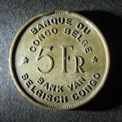 Belgian Congo 5 Franc 1947 obverse.JPG