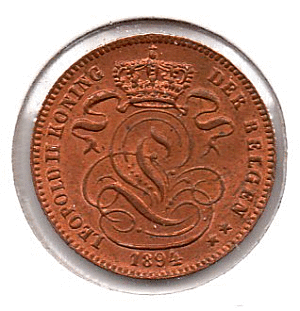 Belgium - 1 Centime - 1894.gif