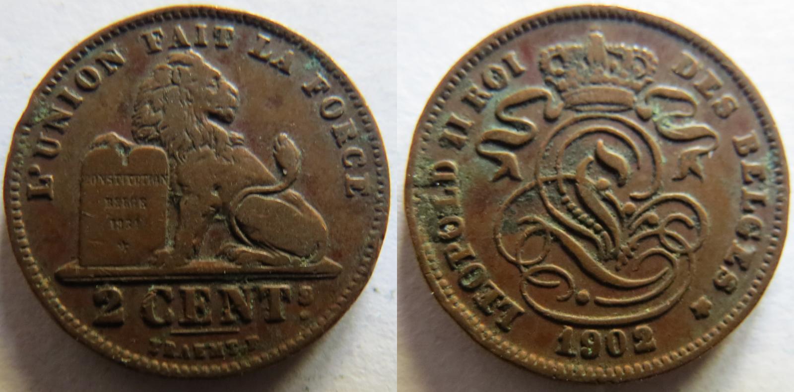 Belgium 1902 2 Centimes French text.jpg