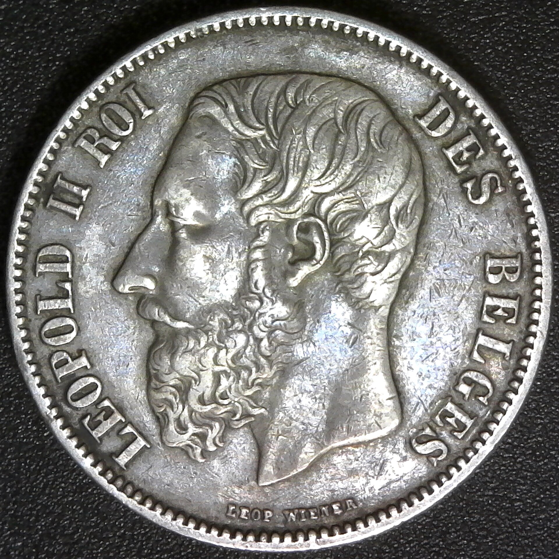 Belgium 5 Francs  1869 obv.jpg