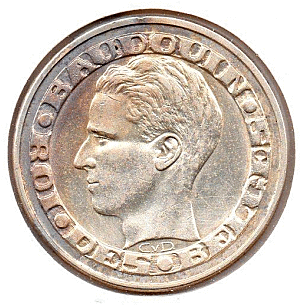 Belgium - 50 Francs - 1958.gif