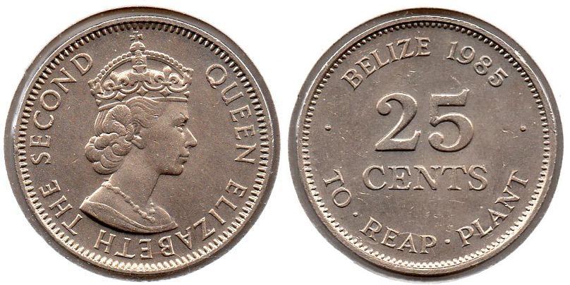 Belize - 25 Cents - 1985.JPG