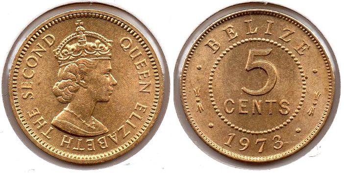 Belize - 5 Cents - 1973.JPG