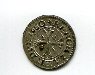 Berne Vierer or Half Kreuzer 1680 rev  980.jpg