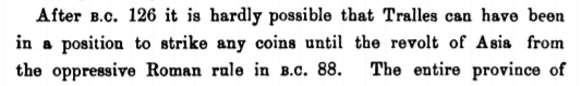 BMC Lydia p. cxxxvii re Tralles excerpt 2.jpg