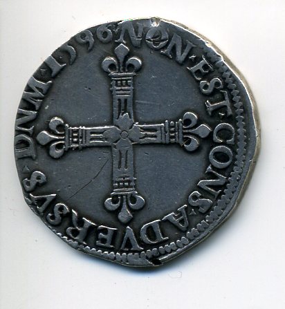 Bouillon & Sedan Henri de la Tour Quarter Ecu 1596 rev 373.jpg