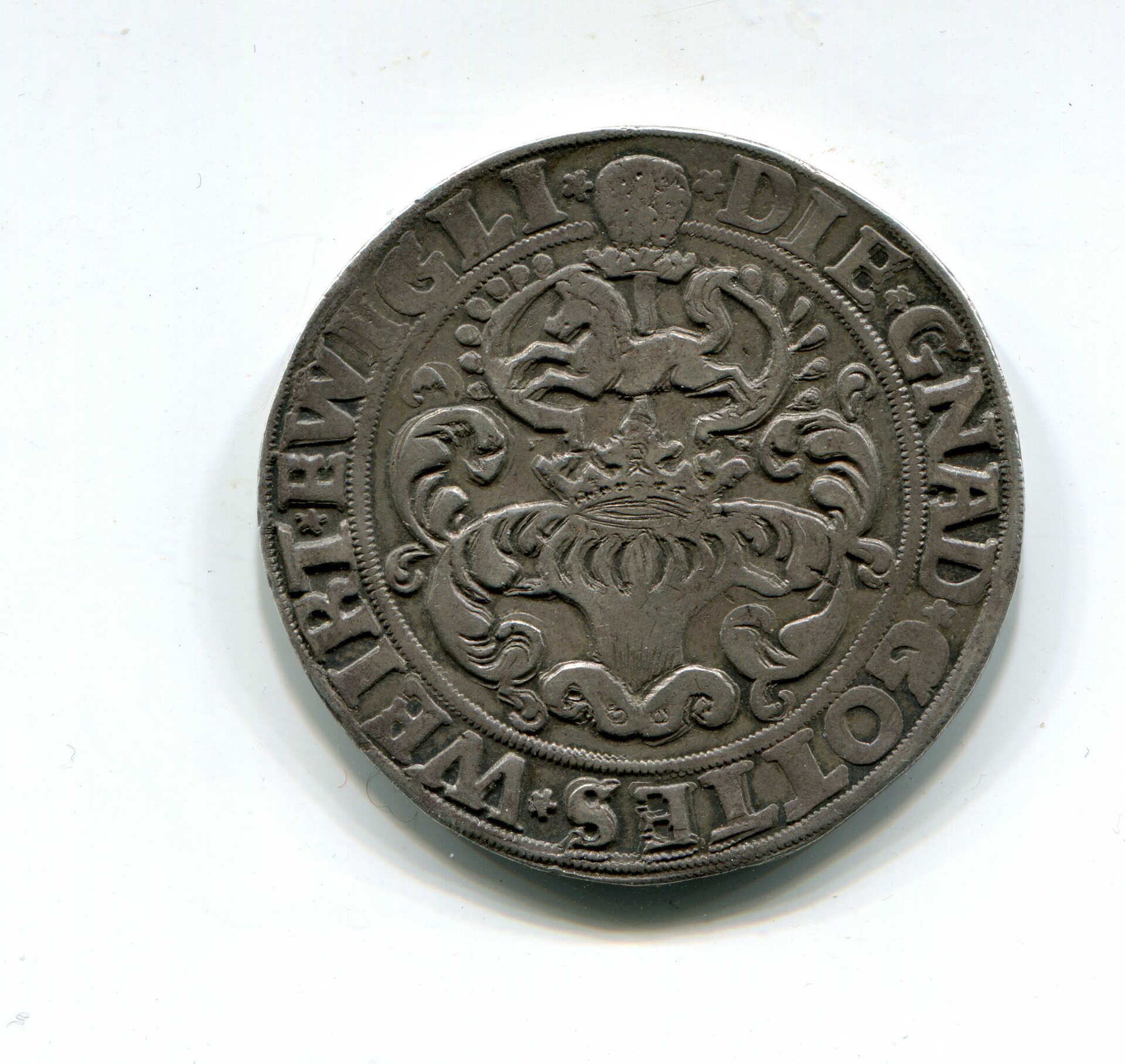 Br-Grubenhagen Ernst, Johann, Wolfgang & Philipp II Taler 1555 LD rev 433.jpg
