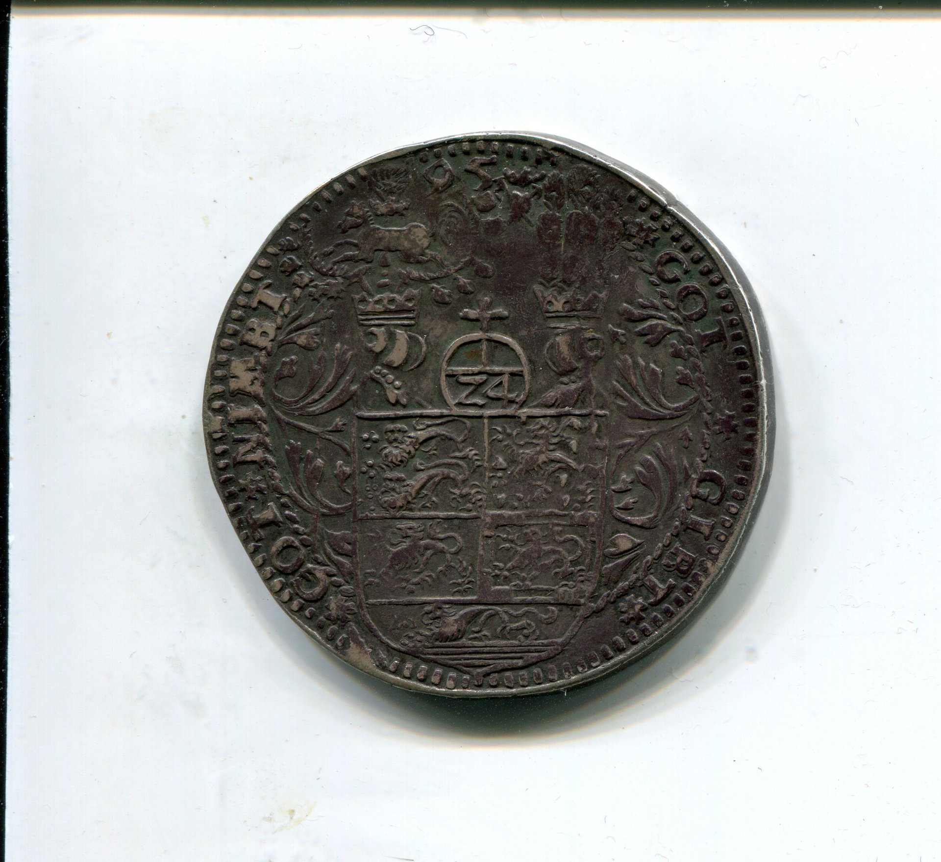 Br-Grubenhagen Philipp II alone Taler of 24 Gr 1595 LD rev 670.jpg