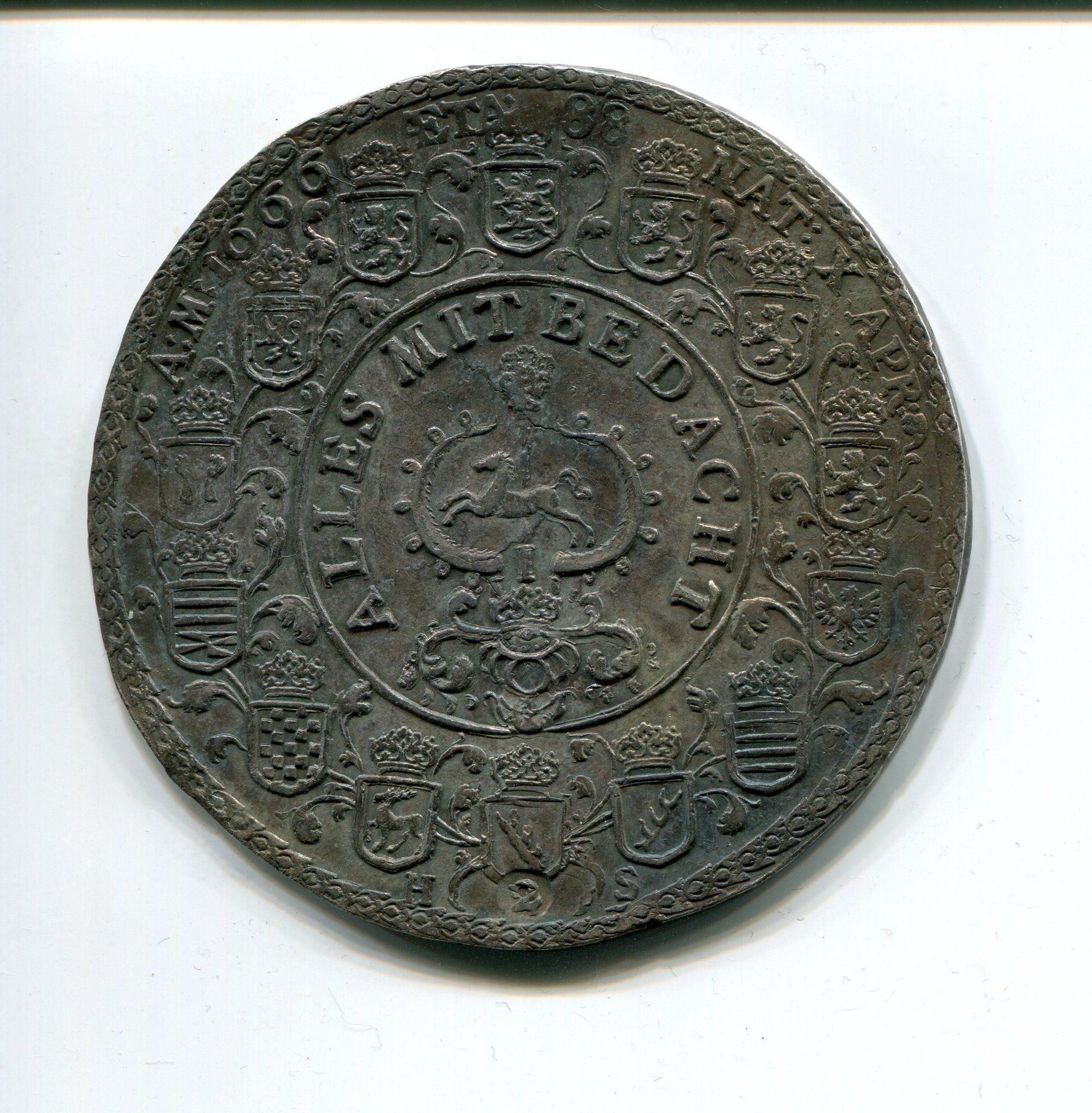 Br-Wolfenbuttel August II 2 Taler Loser 1666 rev 927.jpg