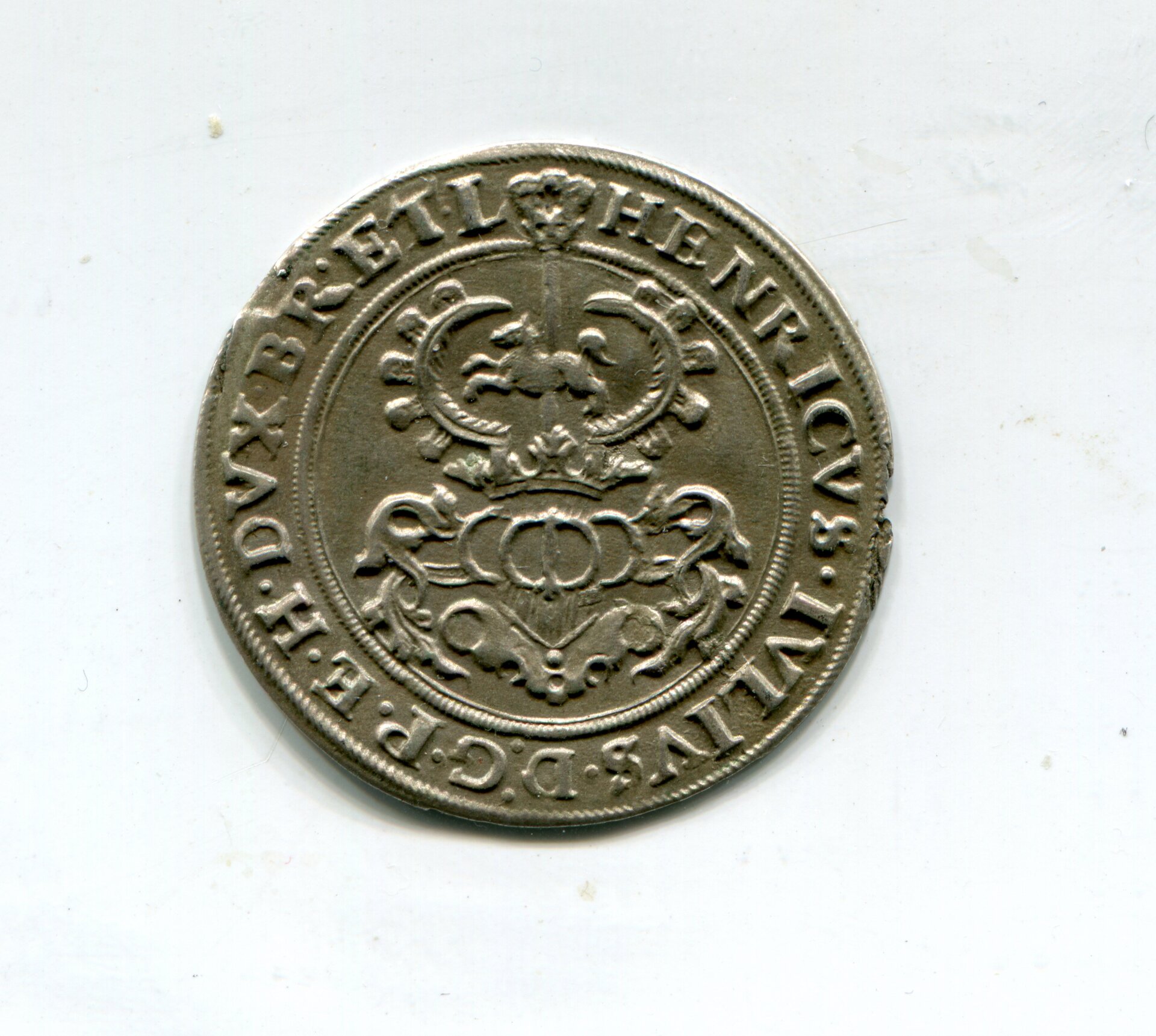 Br-Wolfenbuttel Heinrich Julius One sixteenth Taler 1606 obv 511.jpg