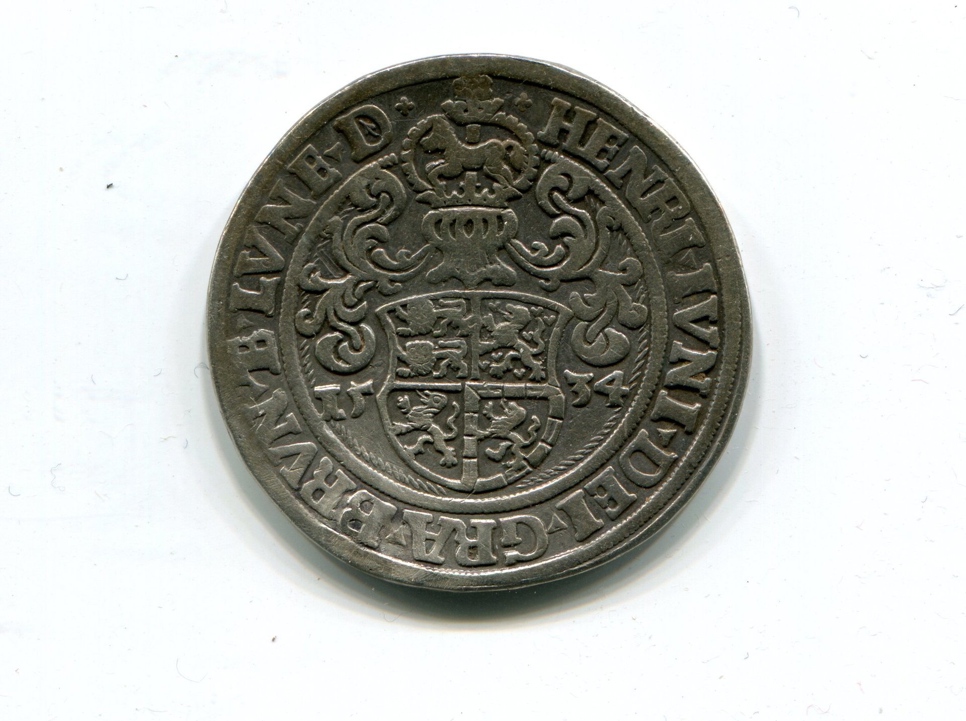 Br-Wolfenbuttel Heinrich the Younger Half Taler 1534 LD obv 972.jpg