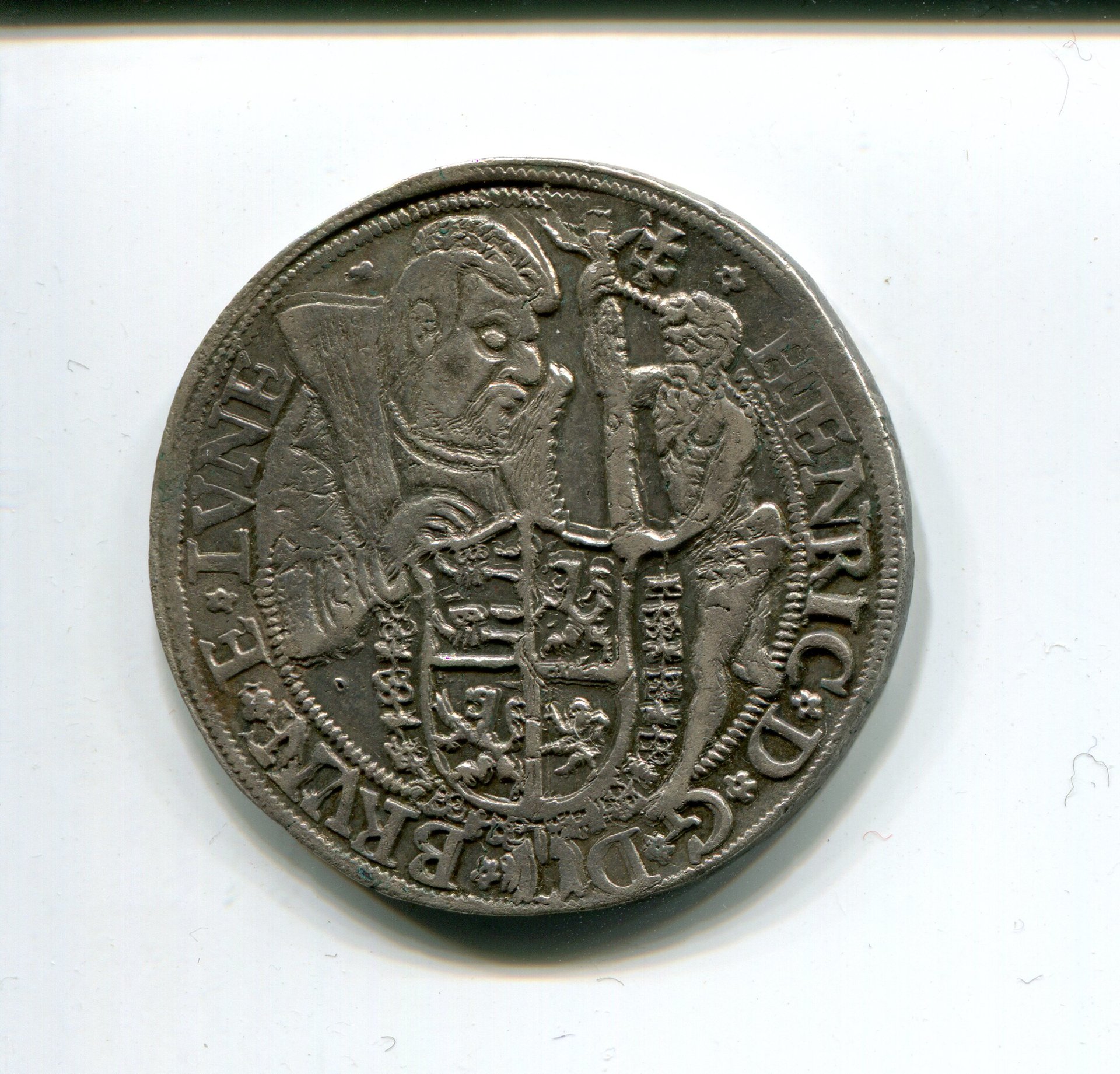 Br-Wolfenbuttel Heinrich the Younger Half Taler 1568 obv 413.jpg