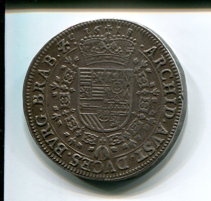 Brabant Albert & Isabelle 2 Patagons 1618 rev 104.jpg