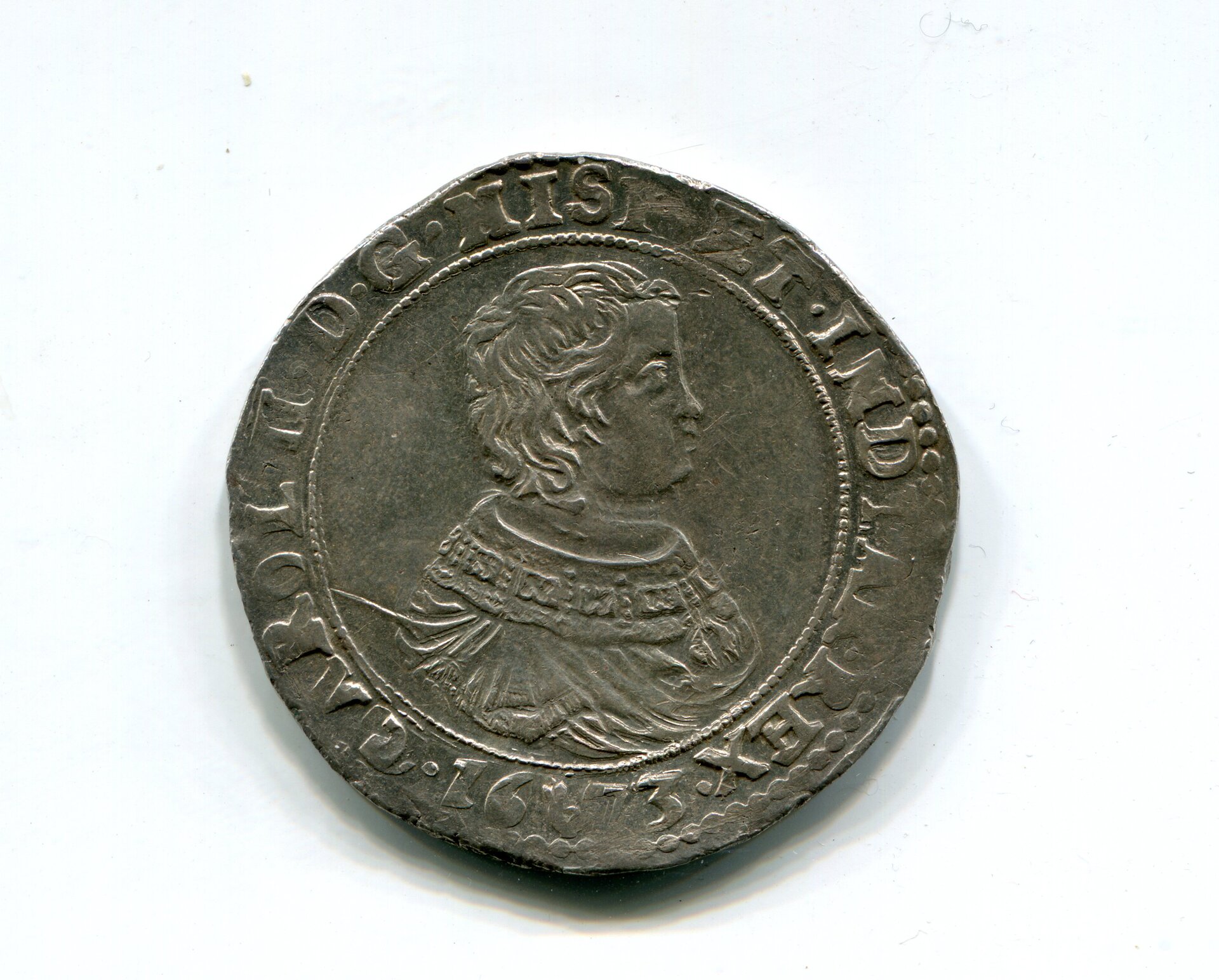 Brabant Charles II Ducaton 1673 LD obv 660.jpg
