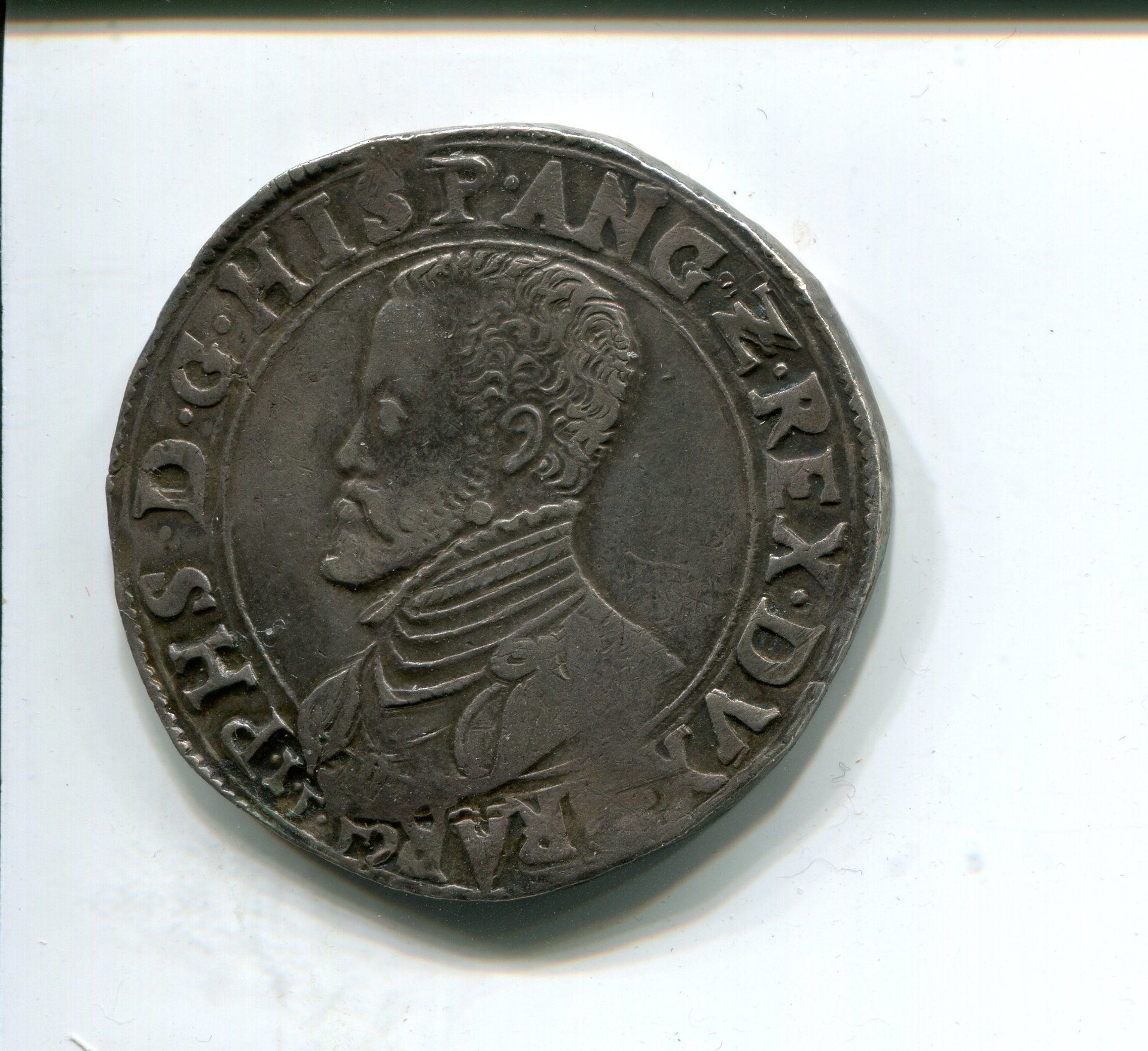 Brabant Philip II Ecu philippe 1559 Maastricht LD obv 903.jpg