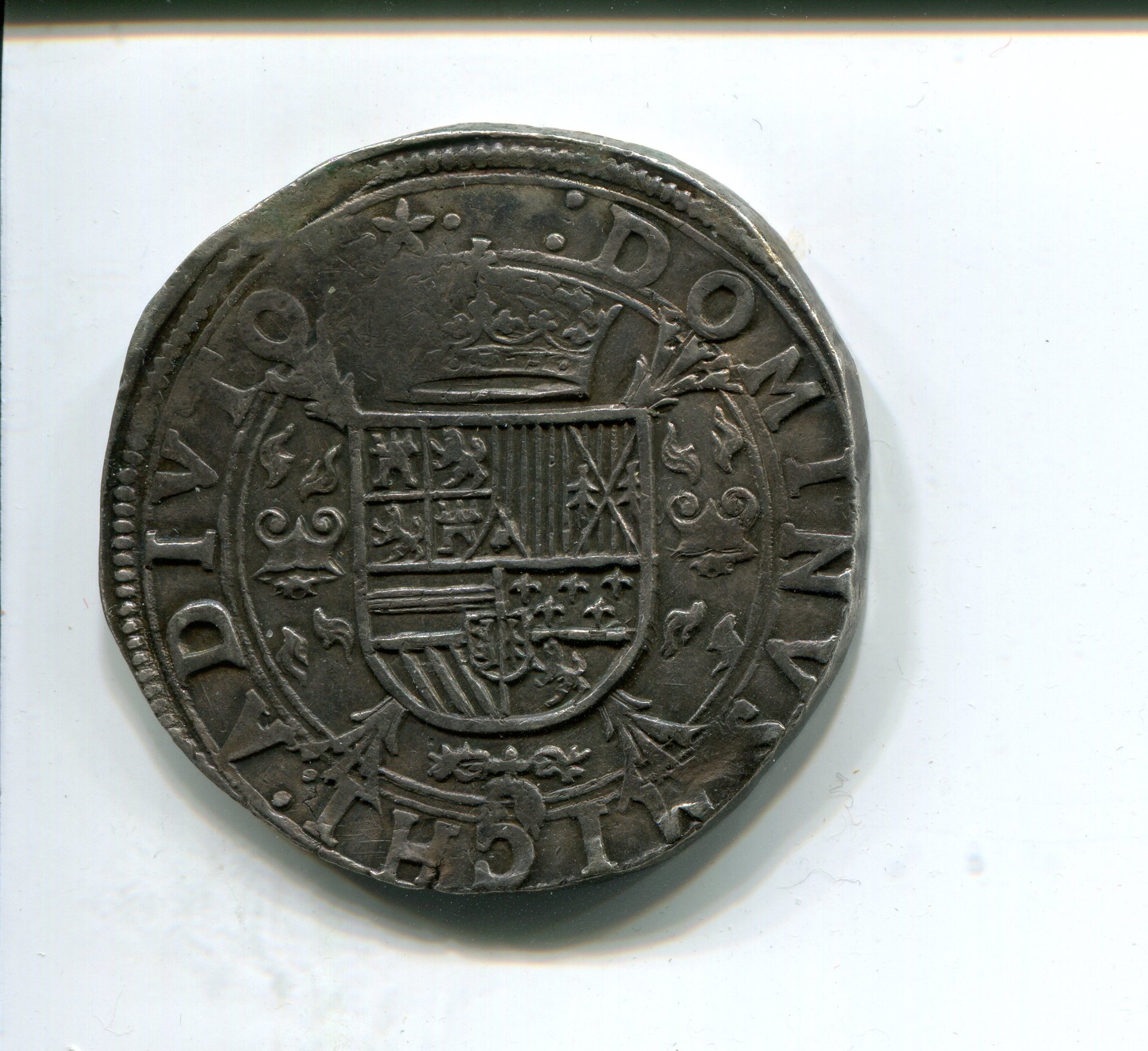 Brabant Philip II Ecu philippe 1559 Maastricht LD rev 909.jpg