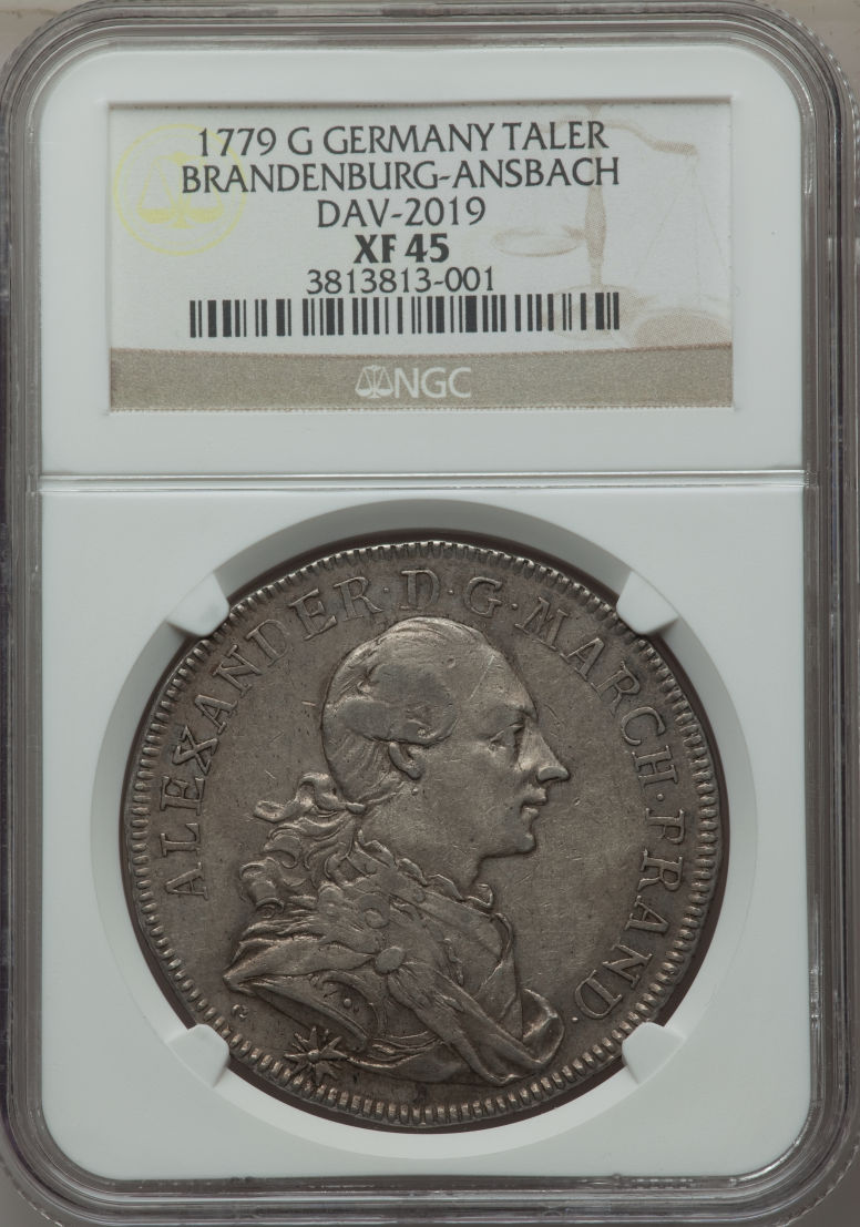 Brandenburg-Ansbach. Alexander Taler 1779-G XF45 NGC, rear (2).jpg