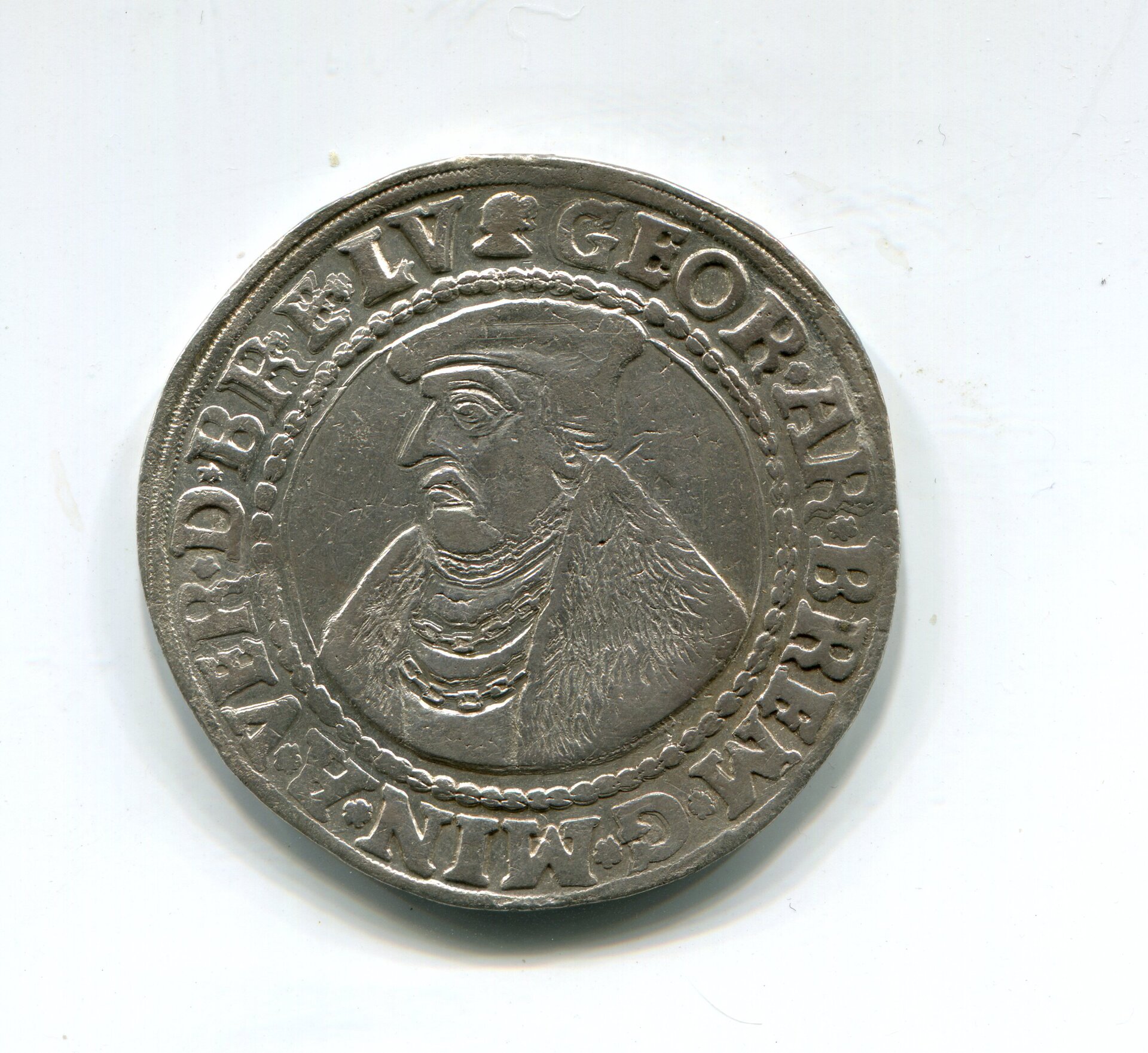 Bremen Abish Georg v Braunschweig Taler 1562 LD obv 598.jpg